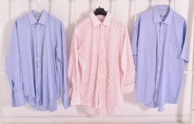 JAMES MEADE LIMITED - FIVE VINTAGE MEN'S TAILORED SHIRTS