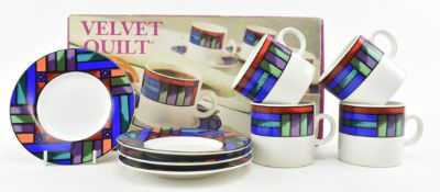 SAKURA INC. - VINTAGE 1990S ESPRESSO TEACUP SET IN ORIG. BOX