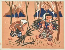 KIYOSHI SAITO - COLLECTING HAY AIZU VILLAGE