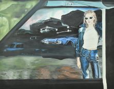 UNKNOWN CONTEMPORARY OIL ON CANVAS