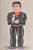 MICHAEL R TANDY (B. 1942) - ROBIN GIBB FROM THE CAMP ART SERIES