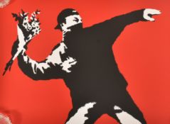 WEST COUNTRY PRINCE - BANKSY ' LOVE IS IN THE AIR ' - NO. 408 / 500