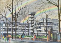 CYRIL N. HINSHELWOOD (1897-1967) - OIL ON BOARD