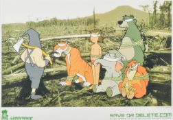 AFTER BANKSY (B. 1974) - SAVE OR DELETE.COM POSTER