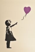 WEST COUNTRY PRINCE - BANKSY ' GIRL WITH BALLOON ' - NO. 33 / 750
