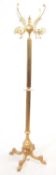 EARLY 20TH CENTURY ORNATE BRASS COAT STAND