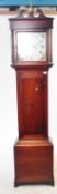 19TH CENTURY VICTORIAN WEST COUNTRY OAK LONGCASE CLOCK