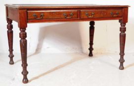 VICTORIAN MAHOGANY LIBRARY TABLE