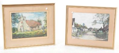 IVY E SMITH - TWO WATERCOLOUR PAINTINGS