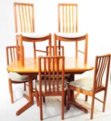 BRITISH MODERN DESIGN - MID CENTURY TEAK WOOD DINING ROOM SUITE