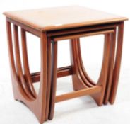 G PLAN - FRESCO - CIRCA 1960S TEAK NEST OF THREE TABLES