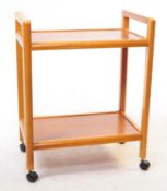 BRITISH MODERN DESIGN - MID CENTURY TEAK TROLLEY