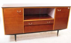 BRITISH MODERN DESIGN - MID CENTURY TEAK SIDEBOARD CREDENZA