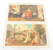 TWO MID 20TH CENTURY CIRCA 1960S FLAMENCO PRINTS