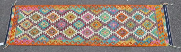 ANATOLIAN TURKISH KILIM RUNNER RUG