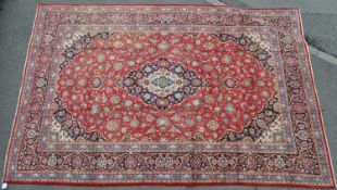 LARGE CENTRAL PERSIAN KASHAN CARPET