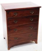 19TH CENTURY GEORGE III BACHELORS CHEST OF DRAWERS
