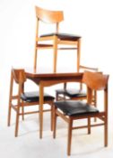 BRITISH MODERN DESIGN - MID CENTURY DINING TABLE & CHAIRS