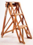 EARLY 20TH CENTURY FOLDING PAINTERS STEP LADDER