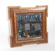 CIRCA 1900S FRENCH GILT ON WOOD MIRROR