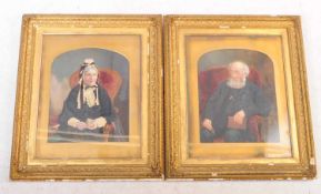 TWO VICTORIAN 19TH CENTURY OIL ON BOARD PAINTINGS