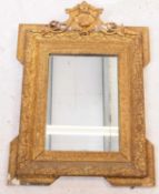 19TH CENTURY WOOD GILT FRAME MIRROR