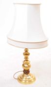 HOLLYWOOD REGENCY STYLE BRASS TABLE LAMP