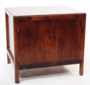 REMPLOY - MID CENTURY OAK RECORD CABINET