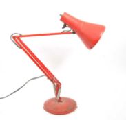HERBERT TERRY - MID CENTURY RED ANGLEPOISE LAMP MODEL 90