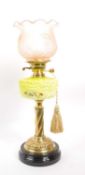 19TH CENTURY VICTORIAN OIL LAMP