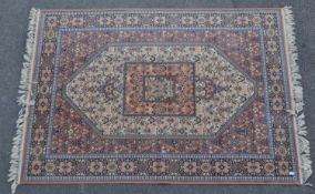 LATE 20TH CENTURY PERSIAN ISLAMIC TABRIZ FLOOR RUG