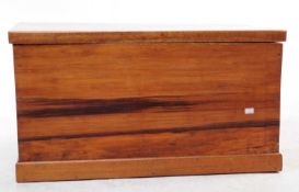 BRITISH MODERN DESIGN TEAK FIRESIDE LOG BOX CHEST & FIRESIDE COMPANION SET