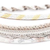 COLLECTION OF ITALIAN SILVER CHAIN NECKLACES