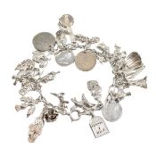 SILVER CHARM BRACELET