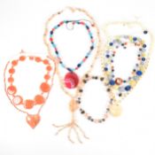 COLLECTION OF LOLA ROSE BEADED NECKLACES