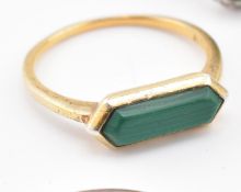 COLLECTION OF 925 SILVER & GEM SET RINGS