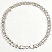 SILVER CHUNKY CURB CHAIN NECKLACE