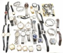 COLLECTION OF VINTAGE GENTLEMANS WRISTWATCHES & POCKET WATCHES