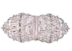 HALLMARKED SILVER NURSES BELT BUCKLE