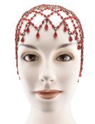 CONTEMPORARY FLAPPER RHINESTONE HEADDRESS