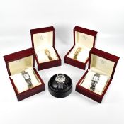COLLECTION OF FIVE CONTEMPORARY WRISTWATCHES