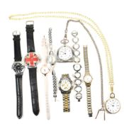 COLLECTION OF WRISTWATCHES & POCKET WATCHES