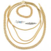 COLLECTION OF SILVER & COSTUME JEWELLERY