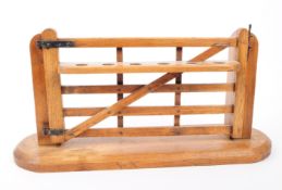 VINTAGE 20TH CENTURY WOODEN NOVELTY GATE PIPE HOLDER