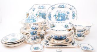 VINTAGE MASONS IRONSTONE FRUIT BASKET SERVICE
