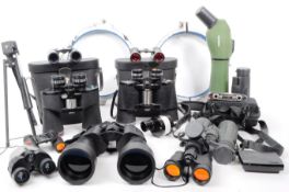 COLLECTION OF BINOCULARS - INCLUDING SUMMIT FIELD MONOCULAR