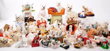 LARGE COLLECTION OF 20TH CENTURY SCOTTY DOG / TERRIER FIGURES