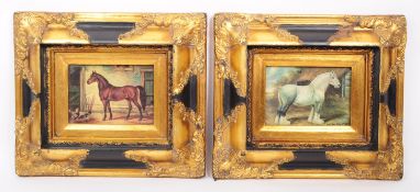 WILLIAM ALBERT CLARK (1880 - 1963) - TWO LATE 19TH CENTURY HORSE PRINTS