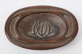 ART NOUVEAU BRONZE VIDE POCHE