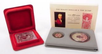 PERTH MINT - THE HOLEY & THE DUMP .999 SILVER COIN SET